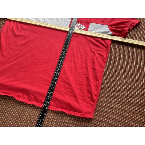 Kansas City Chiefs Fanatics 3XL Red Pocket T-Shirt NFL - Picture 4 of 5